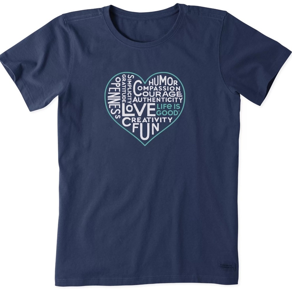 Life is Good crusher tee